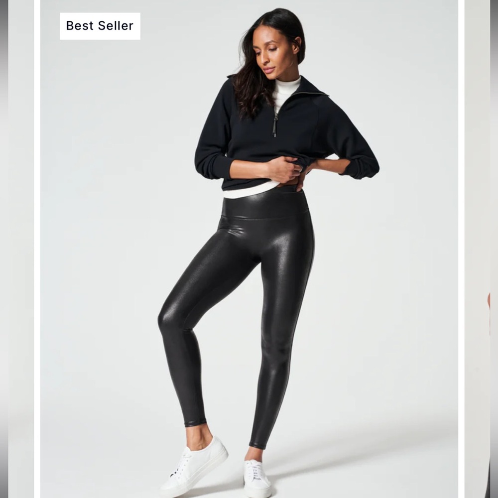 Spanx Faux Leather Leggings